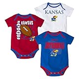 カンザスジェイホークスベビー/幼児" 3点Spread " 3 Piece Creeper Set ブルー