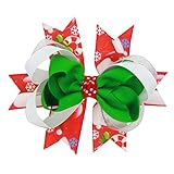 Zhhlaixing ベビー小物 Kids Girls Hair Clips Headdress Ribbon Bowknot Hairpin Hair Accessories for Christm