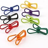 Yueton 30個パック多目的Clotheslineユーティリティクリップ、スチールワイヤクリップby Blovess