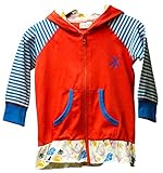 オリガニー ノーティカル シーボードジャケット レッド 6-12か月 (並行輸入)