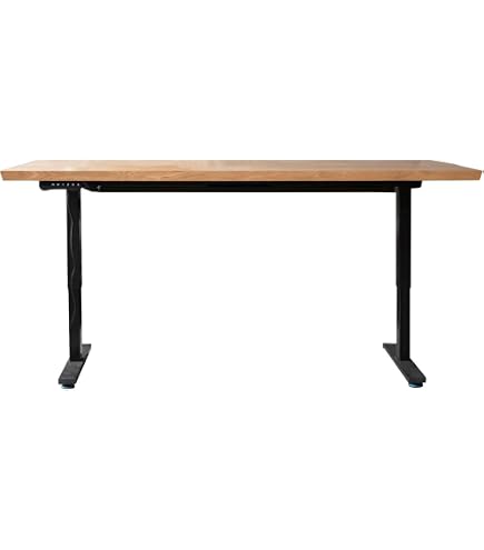 Amazon｜tac INTERIOR 電動昇降テーブル 幅155cm 高さ49～74cm 木製 