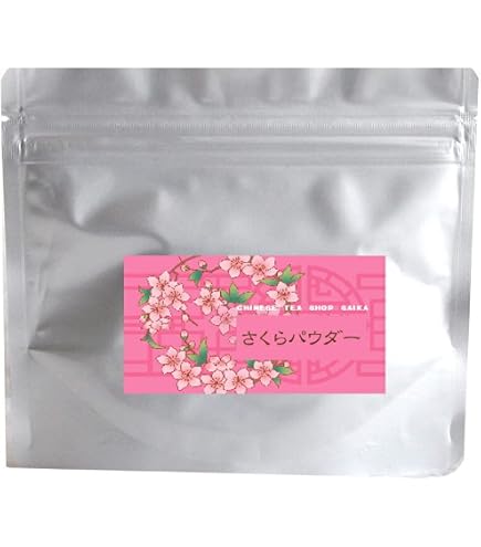 Amazon | 国産さくらパウダー40g 桜 桜葉 桜餅風 粉末 ピンク色 着色料
