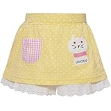 【本体綿100%】2016年 夏物 UZUCHAT ウズチャット 天竺 スカート風アップリケ ３分丈パンツ UZULAND ウズランド クリーム◇95cm
