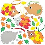はりねずみ　どんぐり　スポンジ オーナメント（5個入り）子どもたちの工作に
