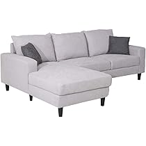 Amazon｜lushroom カウチソファ 3人掛け l字 おしゃれ モダン