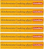 キッチニスタ(KitcheNista) クッキングシート エコノミータイプ 業務用 日本製 ホワイト (33cm×30m,6本セット)