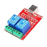 Baosity コンピュータ USB制御スイッチ　DC5V　2チャンネル　リレーモジュール　ドライブ不要