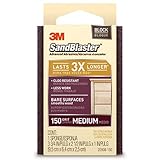 3M SandBlaster Bare Surfaces Sponge, 150-Grit [並行輸入品]