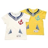 La Chiave(ラ キエーベ) 半袖Ｔシャツ (80～130cm) キムラタンの子供服 (53203x53403-161b) イエロー 120