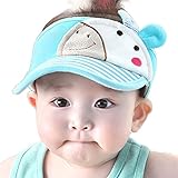 【SEBLES】ベビー 赤ちゃん 男の子 女の子 キャップ サンバイザー アニマル 動物 キャラクター カジュアル 可愛い コットン UV 紫外線 春 夏 秋(タイプE)