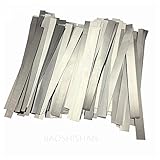 BAOSHISHAN ニッカド 充電池タブ用 ニッケル板 バッテリースポット溶接 リチウムイオン ニッケルプレート 0.1×3×100mm 0.1×4×100mm 0.1×5×100mm 20枚 50