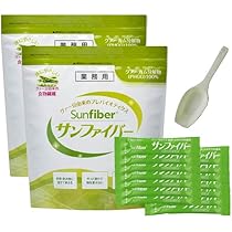 サンファイバー 1kg グアーガム100% 5袋 Amazon | グアー豆食物繊維 サンファイバー 1kg 約5か月分（1日1