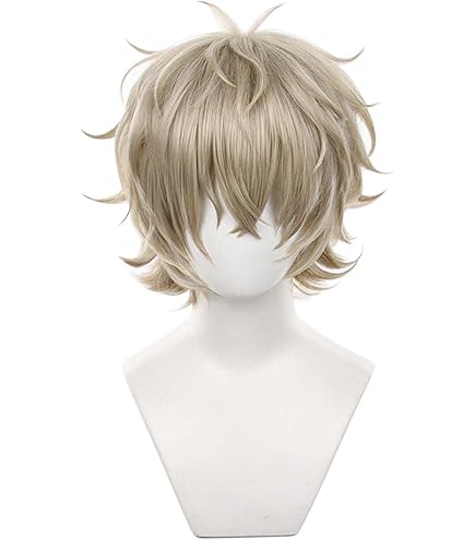 Amazon.co.jp: ライトオレンジ ウィッグ ショート フルウィッグ アニメ