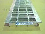 細目型U字溝用グレーチング 適用みぞ幅180mm 長さ995mm 適用荷重:乗用車(T-2) HUP-180-19