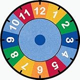 Learning Carpets CPR529 - Clock Round [並行輸入品]