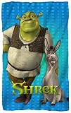 シュレックFunny Animated Cartoon MovieドリームワークスPolar Fleece Blanket 36x58 DRM288-BKT1-0