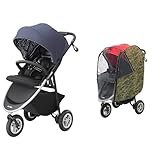 【セット買い】 アップリカ ベビーカー Smooove AC (スムーヴ) ネイビードットNV + 純正レインカバー