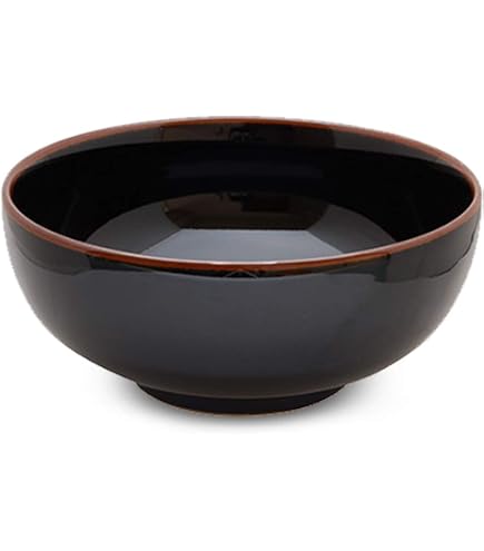 Amazon.co.jp: 白山陶器(Hakusan Porcelain) 天目 5寸浅めん丼