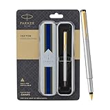 (パーカー) Parker ベクター ステンレススチールGT万年筆 ファインポイント