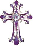 StealStreet Wall Decorations Copper And Gem Cross Collectible Decor [並行輸入品]