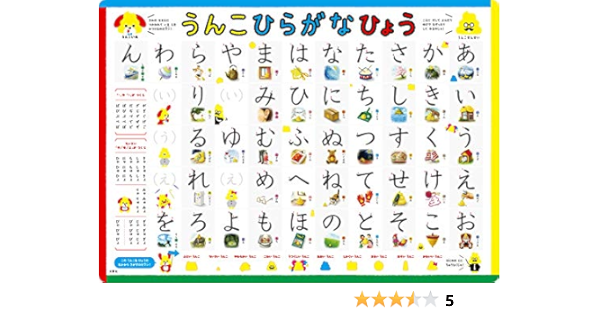 うんこひらがなひょう バラエティ 文響社 本 通販 Amazon