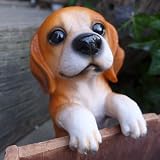 犬の置物 ビーグル ハンギングドッグ ６１４６Ｈ いぬ イヌ 動物 オーナメント ガーデン オブジェ 庭 雑貨 ガーデニング インテリア マスコット