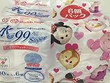 Super 手口まわり ウェットティッシュ 90枚×6個 ドナルド