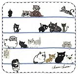 シンジカトウ シャトン タオルチーフ ボーダー SKTC127-04