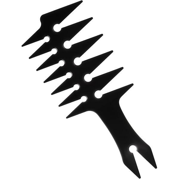 Tbestmax 6-teiliges Haarkamm-Set – Afro-Pick, Rattenschwanzkämme & Bürsten In Blau