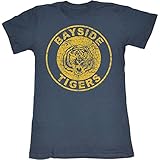 Saved by the Bell 80のコメディSitcom Bayside TigersブルージュニアTシャツ US サイズ: M