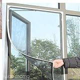 mazimark --リムーバブルLargeウィンドウ画面ドアメッシュネット昆虫フライバグ蛾Mosquito Netting