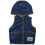 【冬物】OFFICIAL TEAM(オフィシャル チーム) 中綿入りタフタQuiltting Reversible Vest 80cm /NAVY NO.OT-15AW-1002