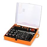 Jakemy JM-6118 33 in 1 Household composition tool set with Ratchet handle for Household， Mobile, Cel