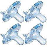 Avent BPA Free Soothie Pacifier, Blue, 3 Months and Older, 4 Pack by Phillips [並行輸入品]
