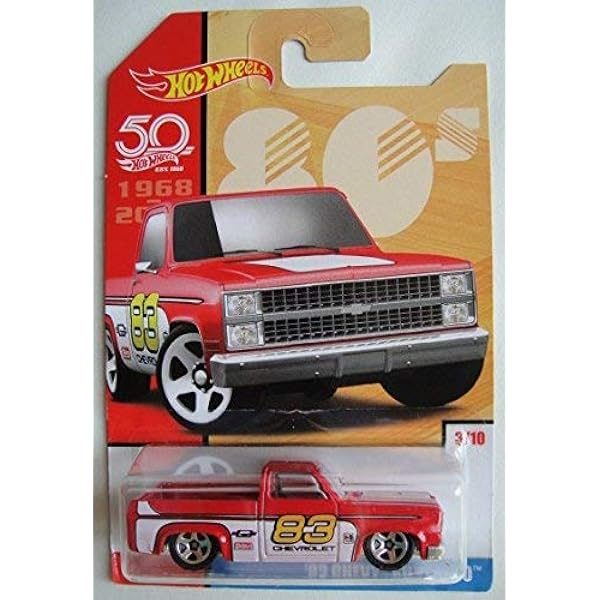 Amazon | Hot Wheels 2020 Boulevard Series 83 Chevy Silverado 4x4 