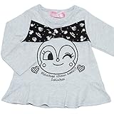 2017年 春物 アンパンマンガール 天竺 ペプラム ＢＩＧリボン付き 長袖Ｔシャツ Anpanman Girl ライトグレー◇80cm