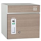 ユニソン　宅配ポスト　コルディア　右開きタイプ　前入れ前出し　木目調 タモ