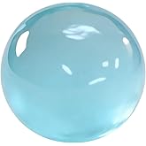 Coconut Oil Squishy, Coconut Oil Slow Rising Squeeze Stress Ball Clear Jelly Bubblegum Texture Coconut Oil Squishy Toy (Blue)