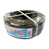 【16個】 マイカ線 黒 300ｍ×10ｍｍ ビニールハウス 用 バンド タ種 代不
