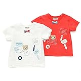 Piccolo (ピッコロ ) 半袖Ｔシャツ (70～90cm) キムラタンの子供服 (34104-171b) オレンジ 80