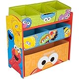 Sesame Street multi-binトイオーガナイザー3層デザイン明るいカラフルなデザイン取り外し可能なビンEasyアセンブリAmpleストレージスペース寝室、プレイルーム、使用追加チャーム