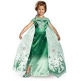 Elsa Frozen Fever Deluxe Costume, One Color, Large (10-12)