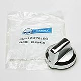 交換用ノブw10370189クロームガス範囲バーナーノブ