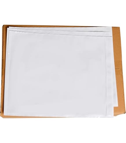 MMBM Clear Face Packing List Envelopes 7" X 10" 1000 Pieces Punctureproof Pouches For Mailing Shipping Use