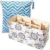 ［キロフライ］kiloflyベビーおむつバッグオーガナイザー、コンパートメント+ウェットドライバッグバリューコンボ