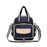 YuHan Baby Diaper Backpack Waterproof Nylon Diaper Bag Shoulder Bag Handbag DarkBlue by YuHan