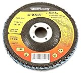 Forney 71991 Flap Disc, Type 29 Blue Zirconia with 5/8-Inch Arbor, 36-Grit, 4-Inch [並行輸入品]