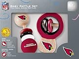 Arizona Cardinals Wooden Baby Rattle Set