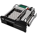 オウルテック ガチャポンパッ！ ダイレクト 2.5 / 3.5インチ SSD/HDD 5.25インチベイ用 ダイレクトリムーバブルケース 簡単増設 SATA ブラック OWL-GPD523