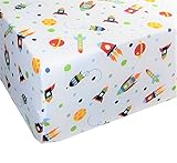 Kids Space 100% Polyester (FITTED SHEET ONLY) Size TWIN Boys Girls Kids Bedding [並行輸入品]